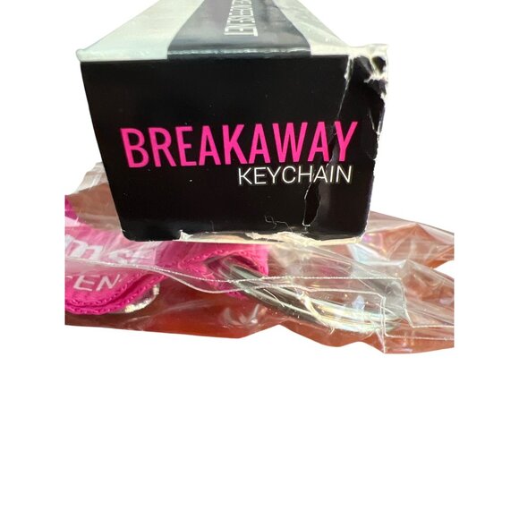 Damsel In Defense Breakaway Keychain Pink Nylon Carabiner New in Box - Picture 2 of 4